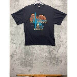 VTG Soffe Shirts Men's T-Shirt XL Black Arizona Graphic Tee Made in‎ USA